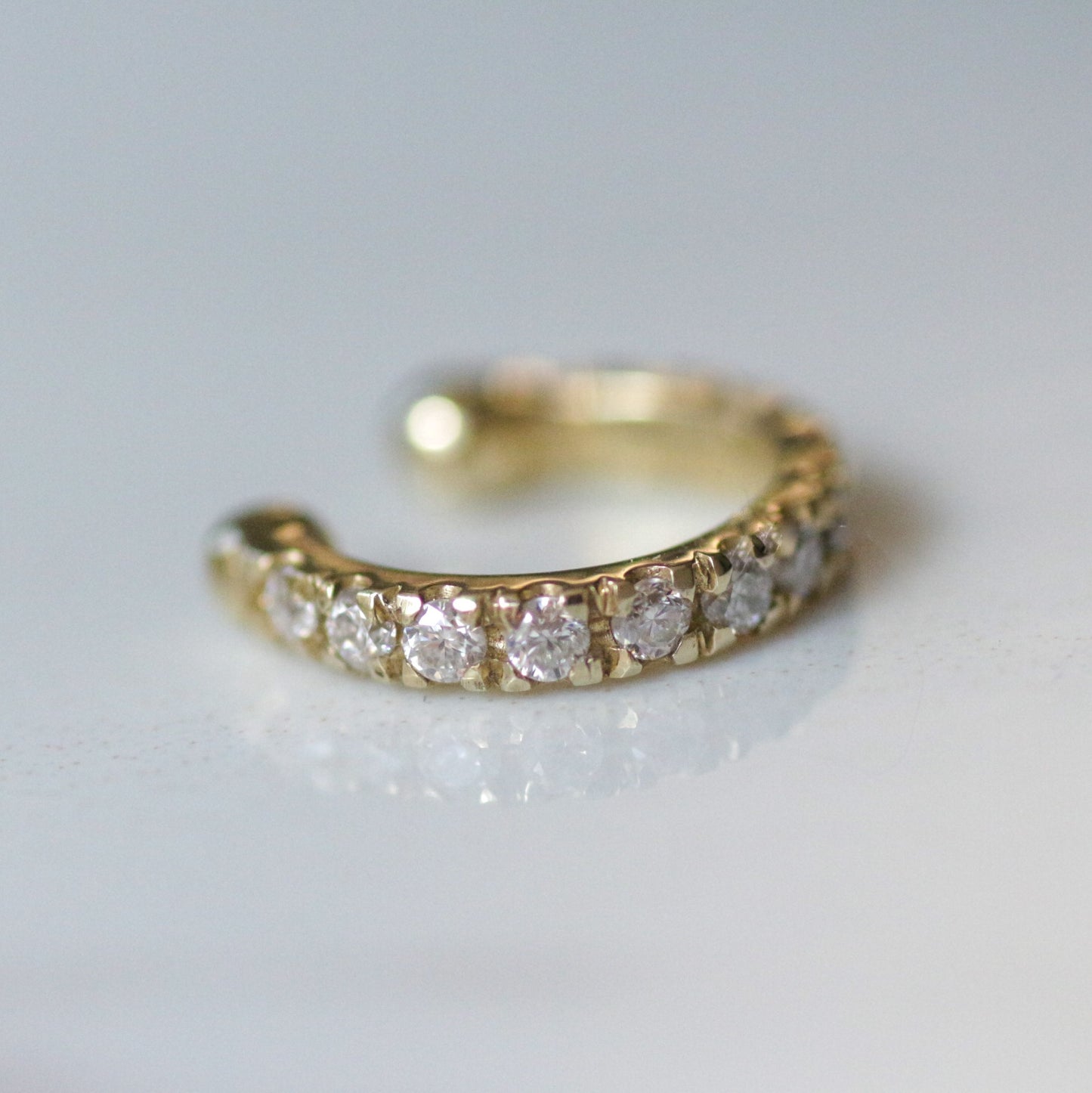 Gold & Diamond Cuff