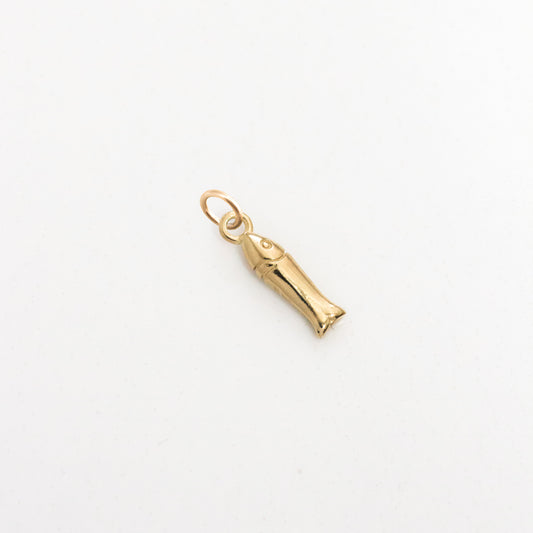 Fish mini charm 14k gold