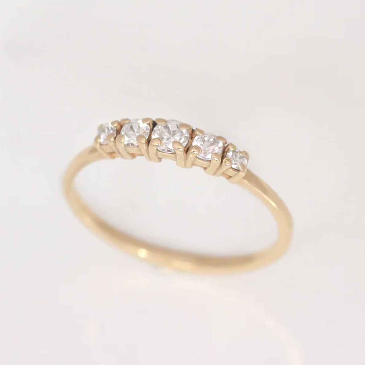 5 diamond ring