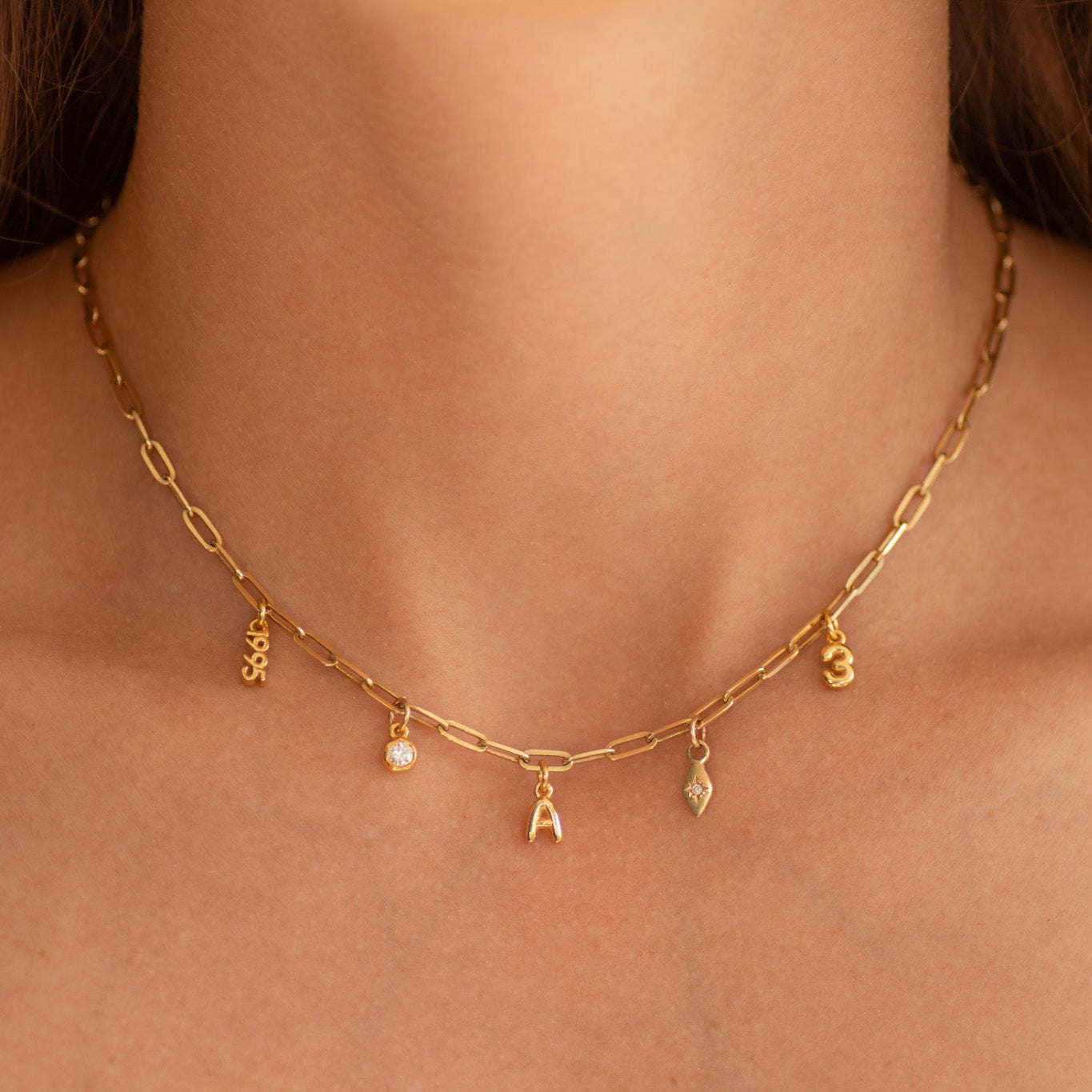Year Charm 14k gold