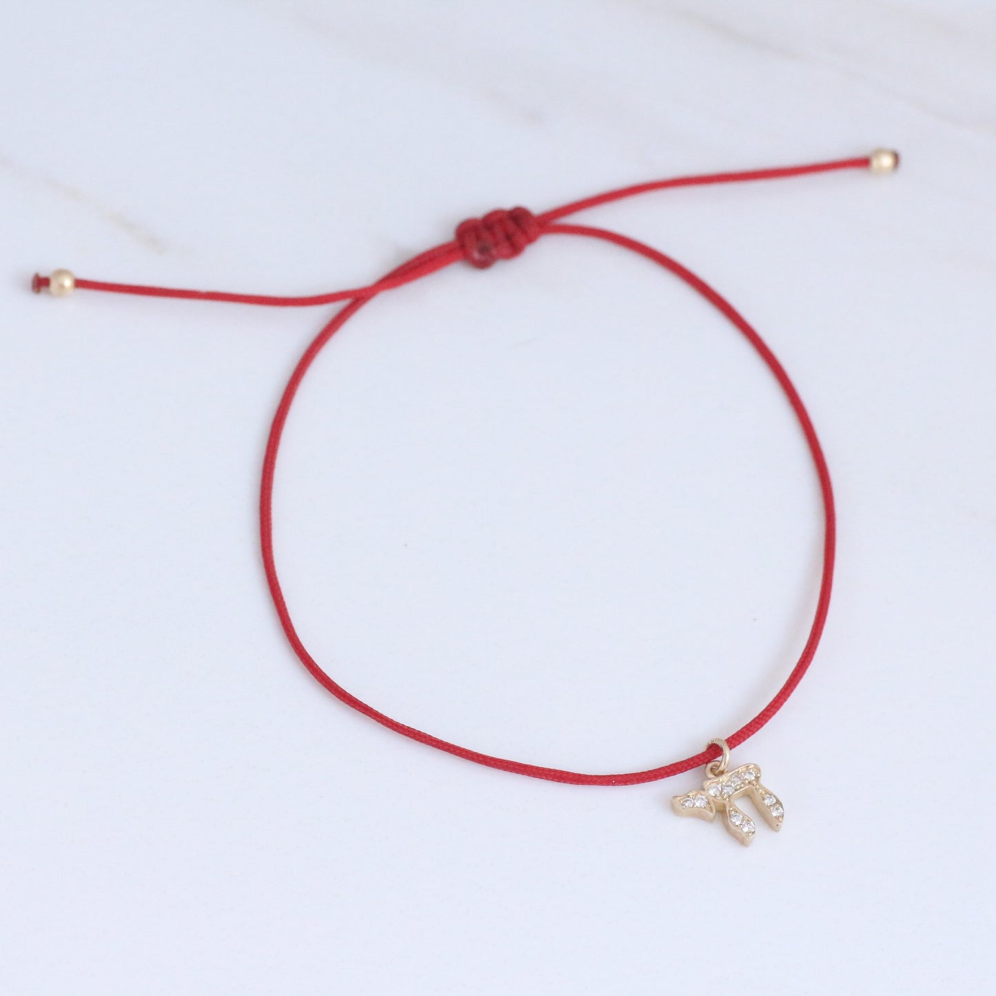 14K צמיד חוט חי