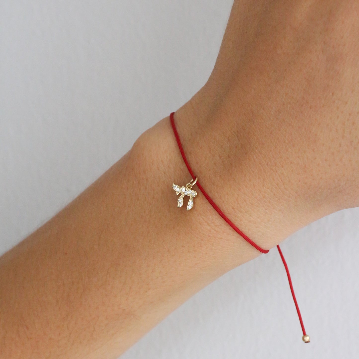 14K צמיד חוט חי