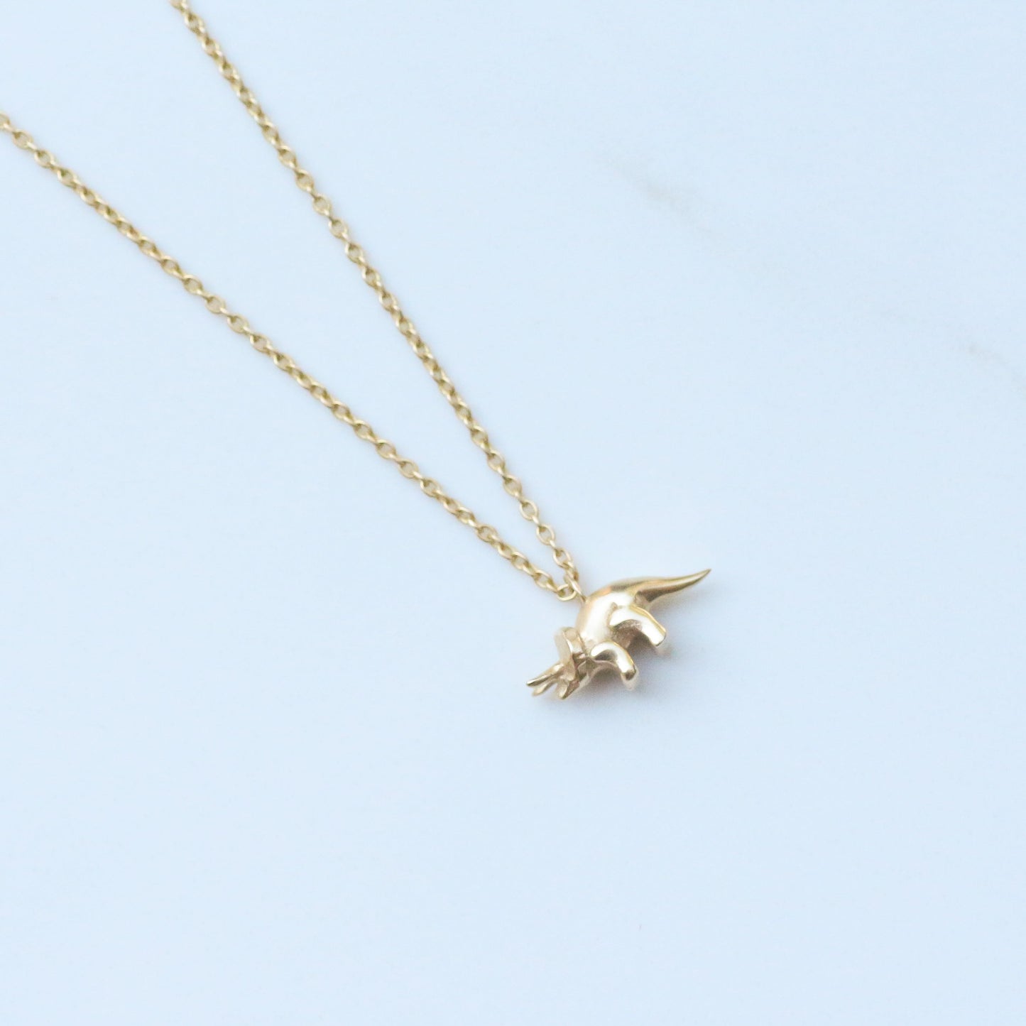 Triceratops necklace