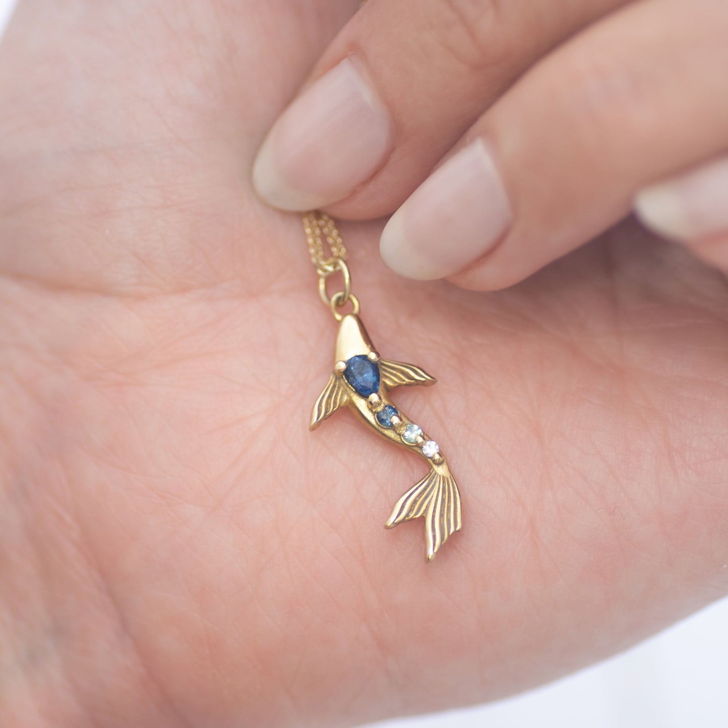 14K תליון דג שונית רויאל   
