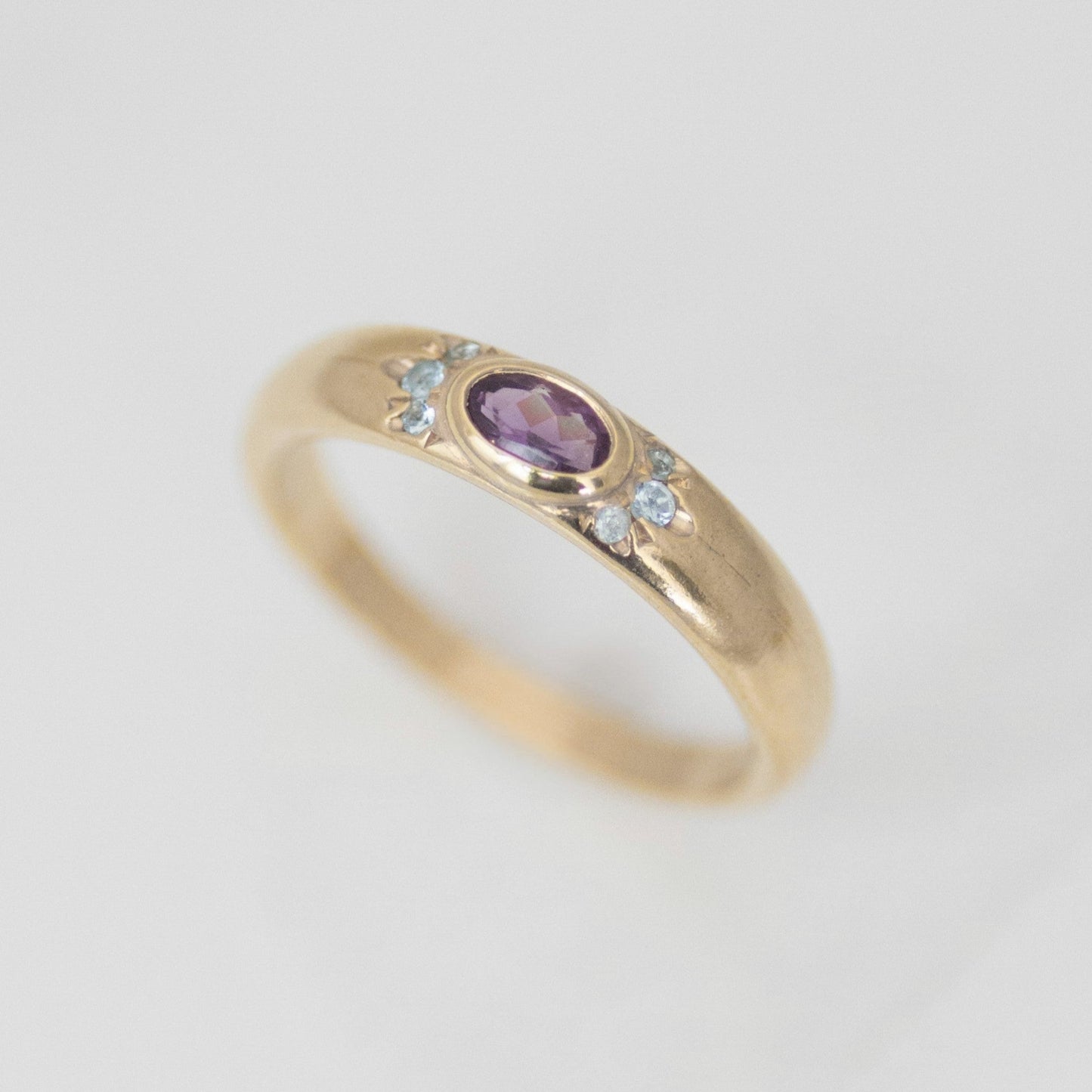 Bombay Orchid ring 14k gold