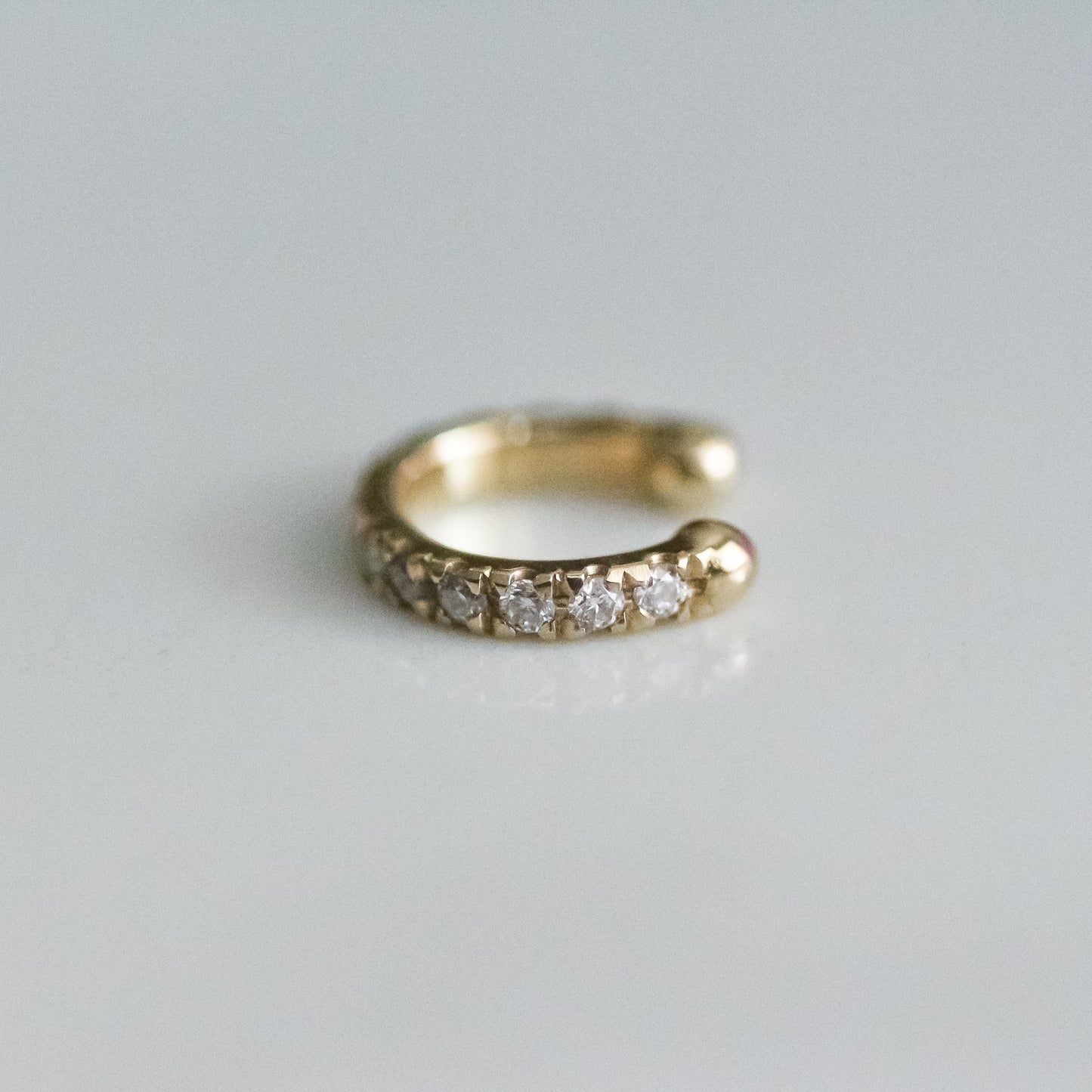 Gold & Diamond Cuff